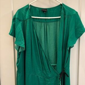 Women's Green Tie Dress Size XXL